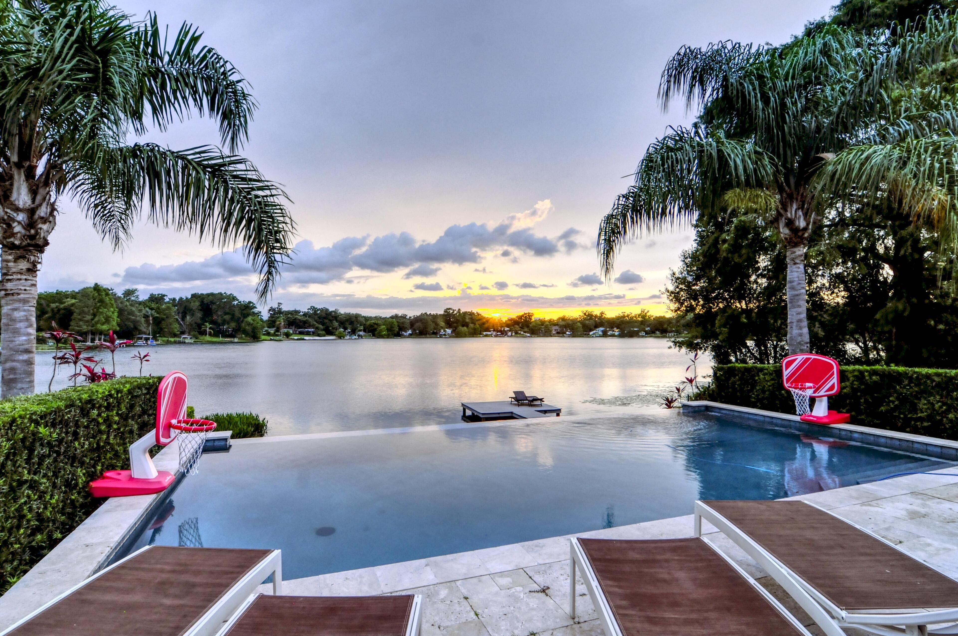 Infinity pool Luxury furnishings 48 amp level 2 E.V. charger