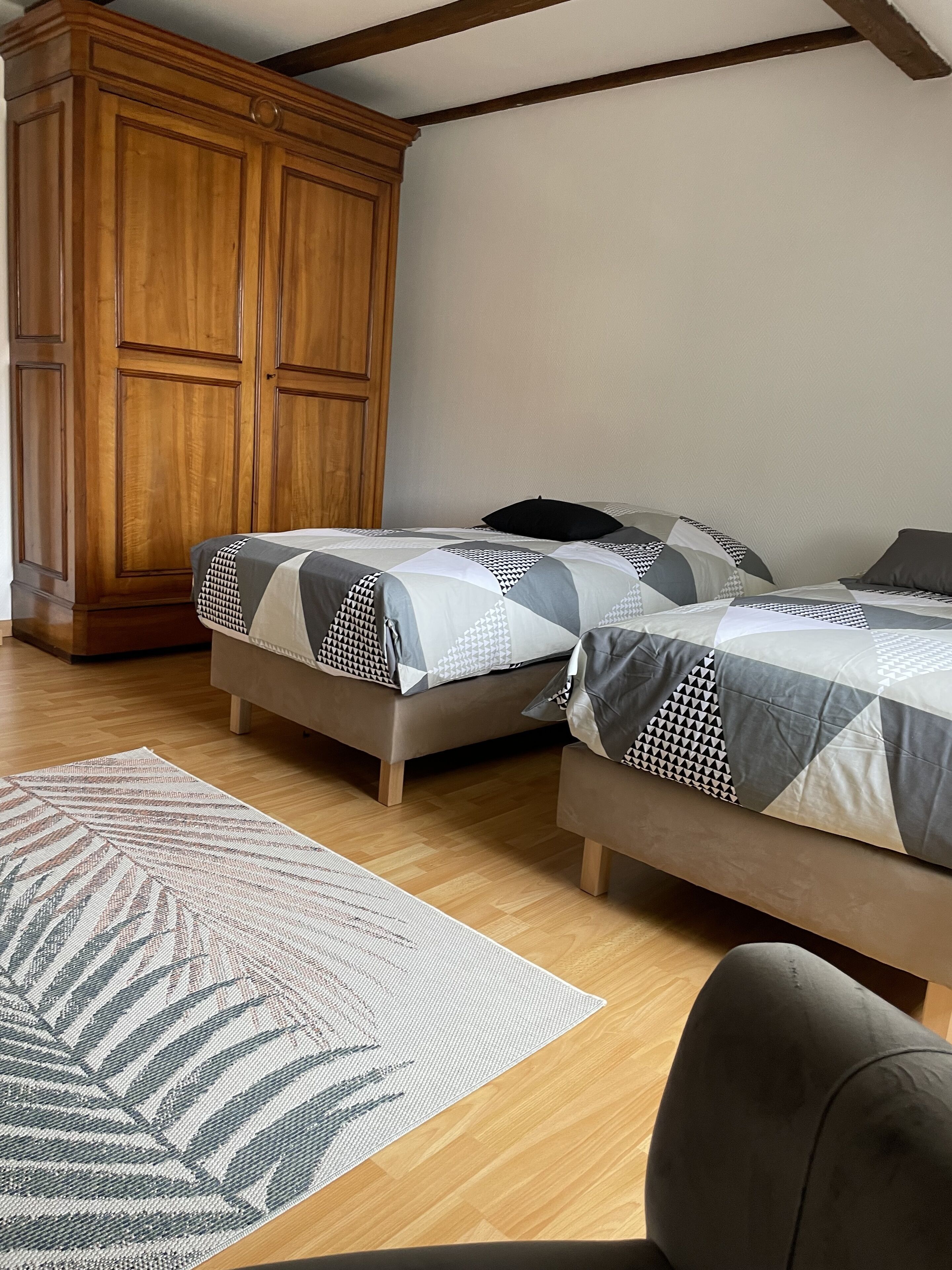 2 chambres, Wi-Fi gratuit, draps fournis
