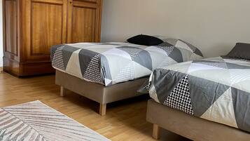 2 chambres, Wi-Fi gratuit, draps fournis