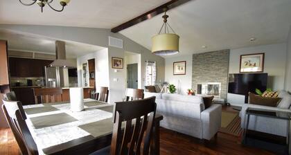 Nice and spacious home with a movie theater for entertainment and relaxation.