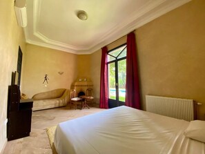 6 bedrooms, WiFi, bed sheets - Belle Villa Avec Piscine Privée (Marrakech)