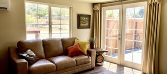 Our Cowboys Hideout is on a working horse ranch with spectacular mountain views!