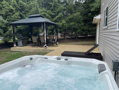 One of the kind fully loaded house located walking distance from cozy lake