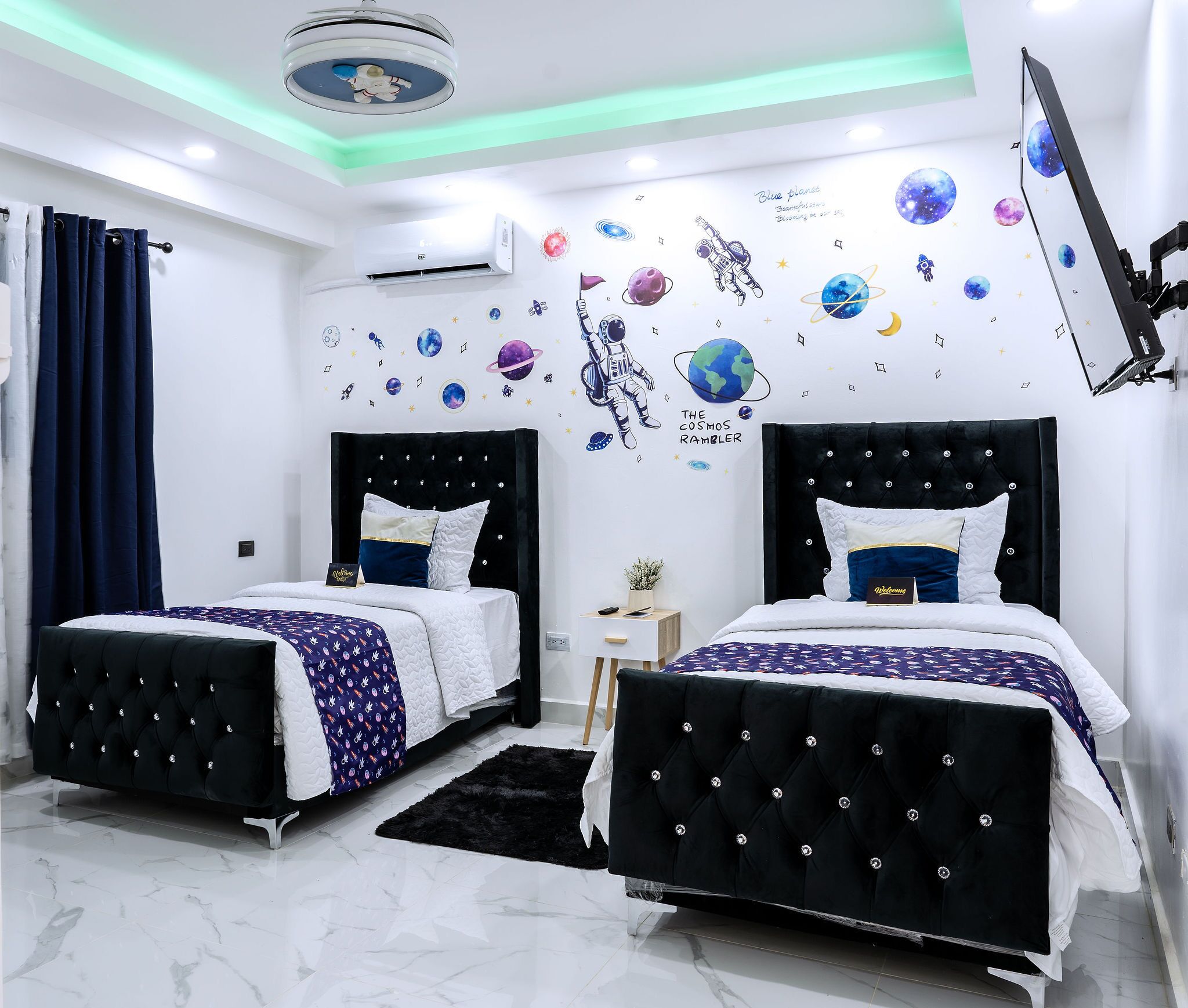 4 habitaciones, escritorio, tabla de planchar con plancha y wifi gratis 