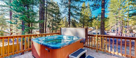 Bain à remous extérieur