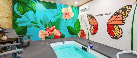 Piscine couverte, piscine extérieure