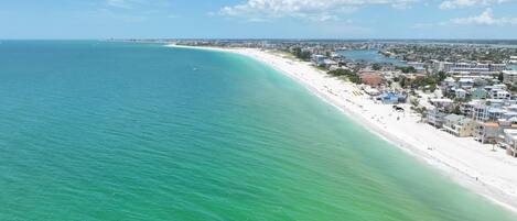Beach nearby, beach towels, motor boating, fishing