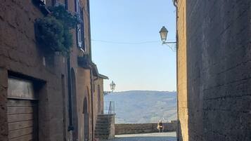 Blick von der Unterkunft