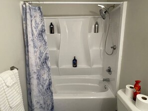 Hair dryer, towels