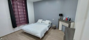 2 chambres, draps fournis