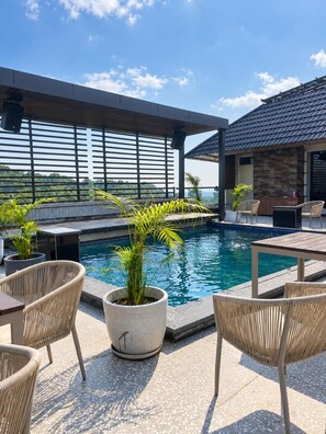 Rooftop pool - Redwood Resort (Panchkula)