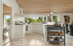 Fridge, stovetop, dishwasher, coffee/tea maker - Gorgeous home in Fjerritslev with sauna (Fjerritslev)