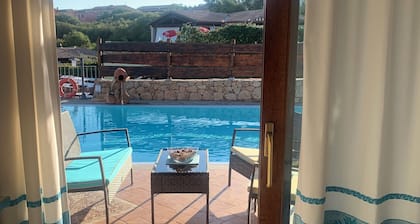Villa Crilu Sardinia, cozy, with sea view, swimming pool and private parking space