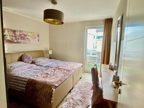 Hypo-allergenic bedding, individually decorated, individually furnished