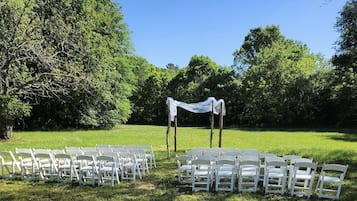 Espace banquet en plein air