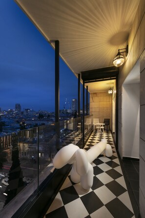 Terrace/patio - Bezalel Suites (Jerusalem)