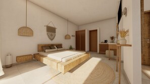 1 bedroom, minibar, individually decorated, soundproofing - Freya Suites Kayaköy (Fethiye)