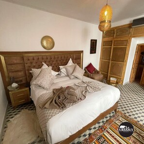 1 bedroom, in-room safe, iron/ironing board, free WiFi - Riad Luxe LE Grizzly - Chambre L'atlas (Marrakech)