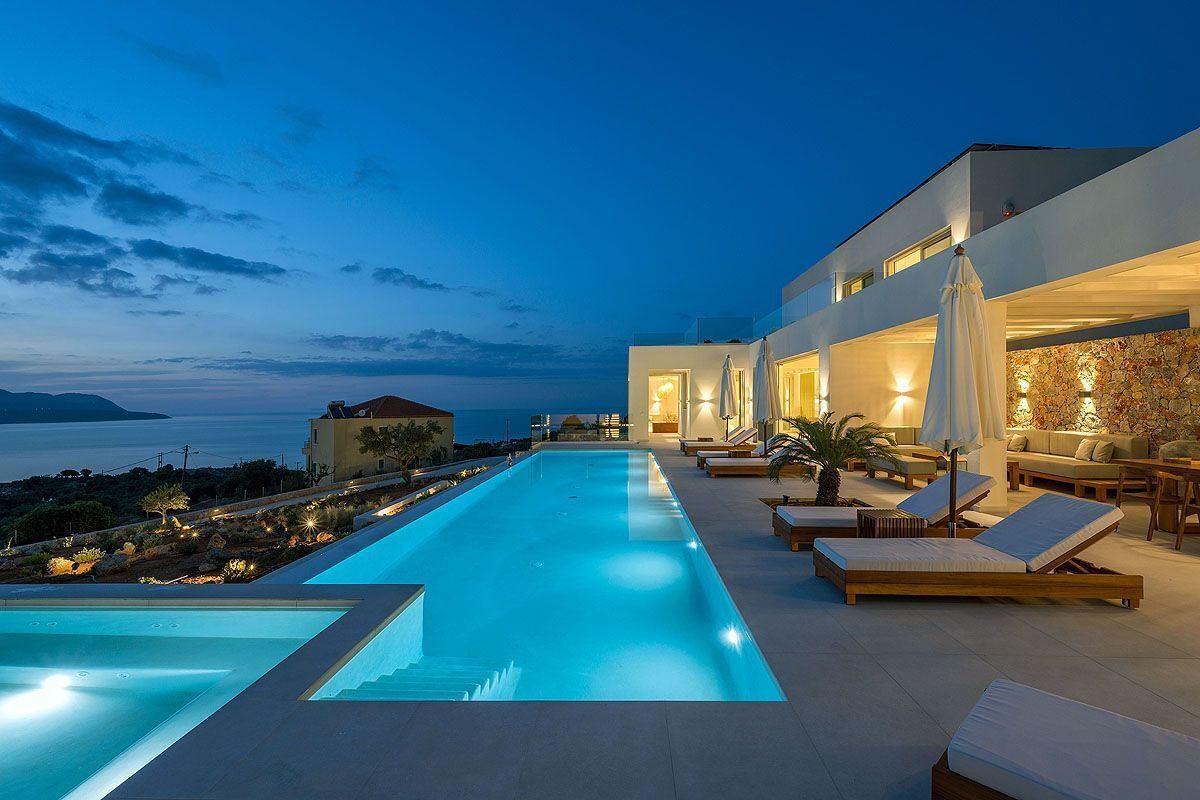 Una piscina riscaldata