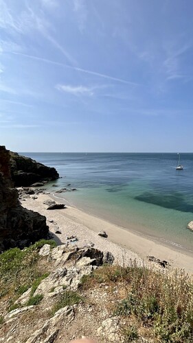 Maison familiale en bord de mer -10 pers - Grand Jardin - À 2 pas du Grand Mont