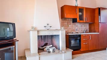 Appartement Familial, 2 chambres, vue mer, en front de plage | Coin séjour