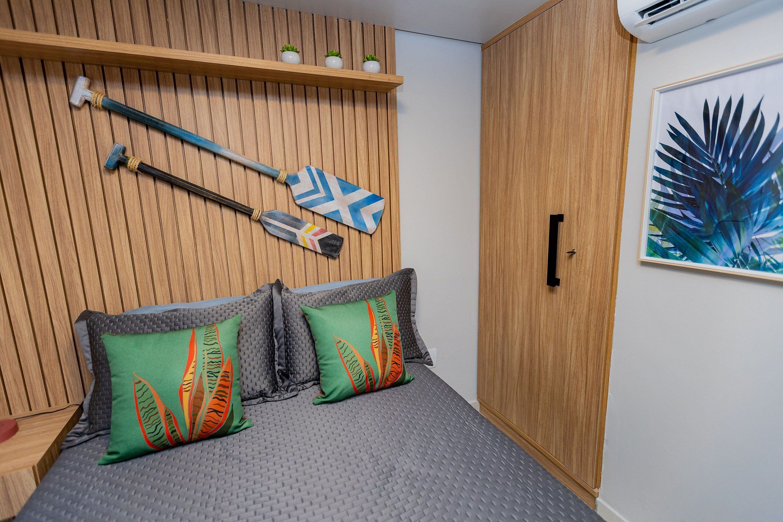 Departamento básico | 2 habitaciones, wifi gratis y decoración personalizada 