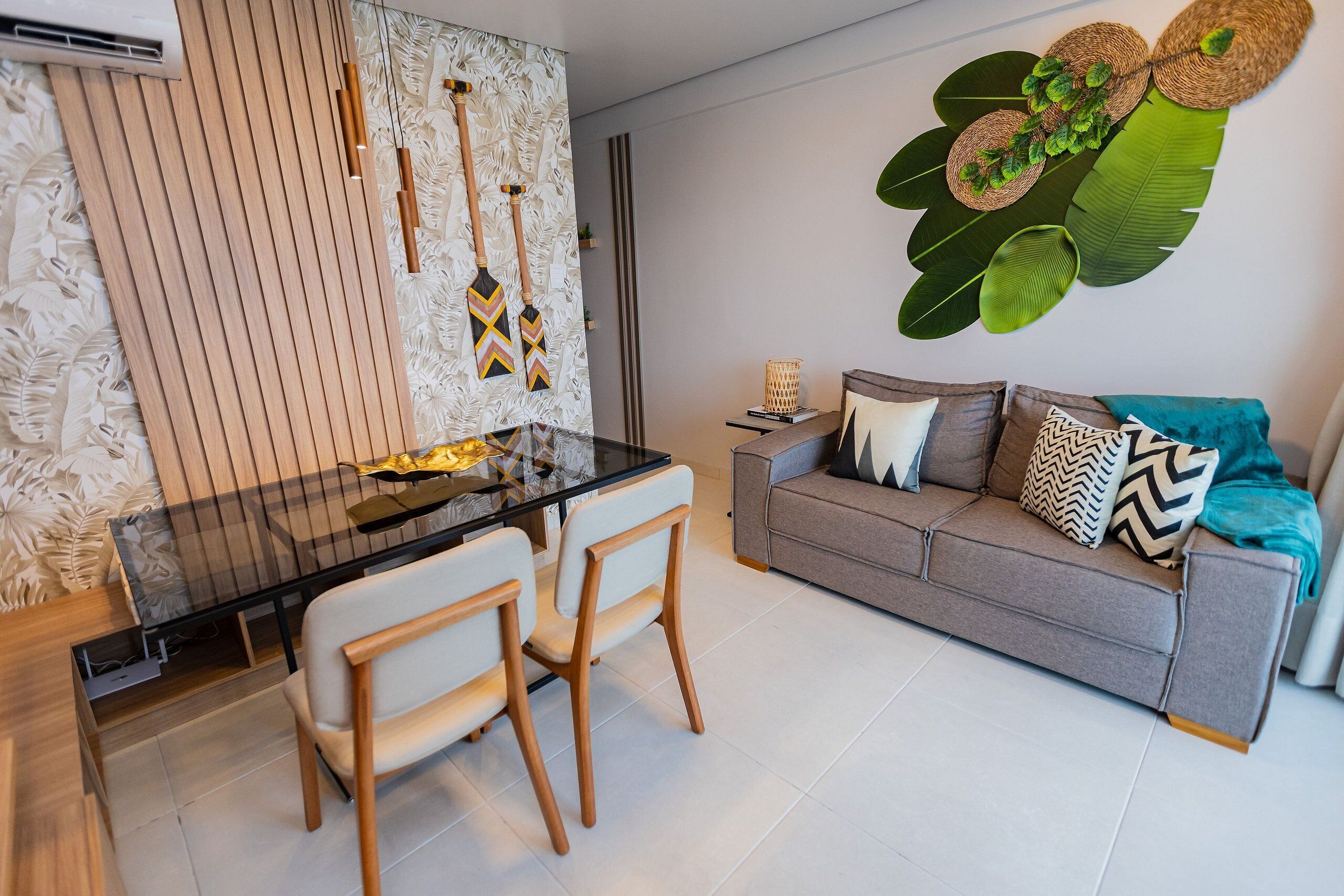 Apartamento básico | Área de estar | Smart TV 42 polegadas com canais digitais, TV, Netflix
