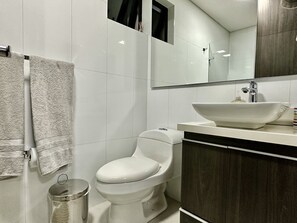 Handtücher, Seife, Shampoo