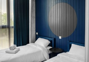 Habitación básica doble, 2 camas individuales | Wifi gratis