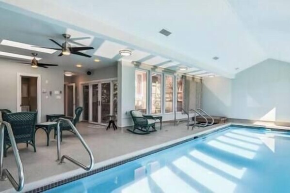 Indoor pool, a heated pool