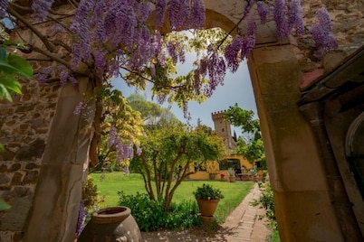 charming villa with panoramic view of Florence