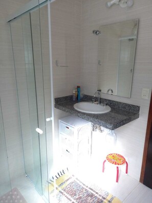 Towels, soap, toilet paper