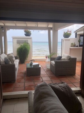 Interior - Beachfront 2 bedroom apartment with private pool -NEW LISTING (Fitts Village)