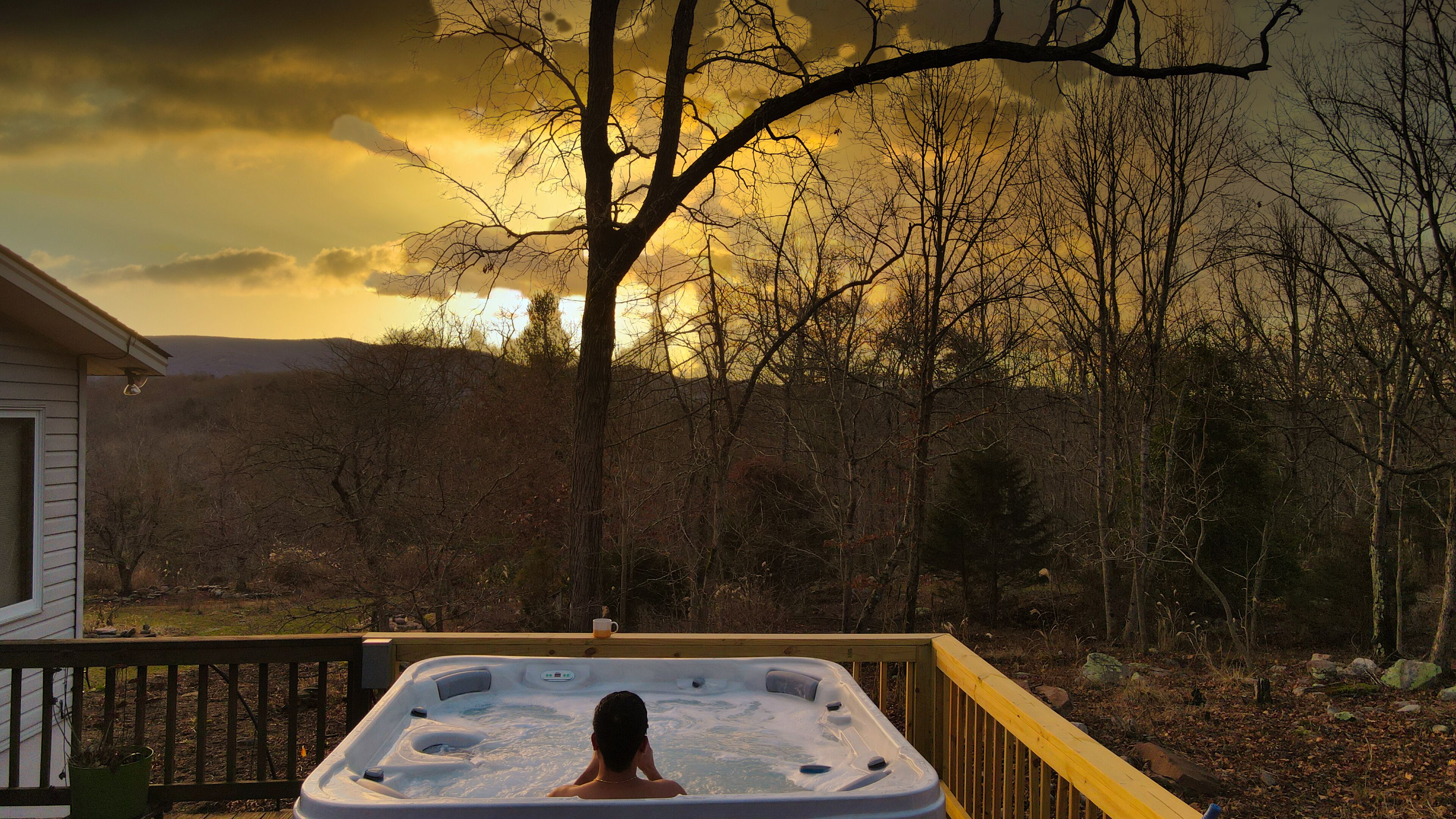 Bain à remous extérieur