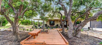 Modern Farmhouse w/ Hill Country Views, EV, Wineries, Large Patio