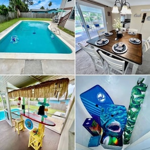 Outdoor pool - POOL,3 BR Merritt Island, Cocoa Bch, Port Canaveral, USSSA fields,KSC (Merritt Island)