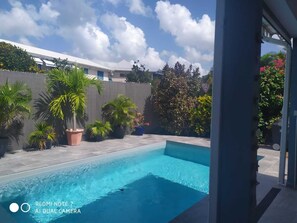 Outdoor pool - Villa Proche de la Plage et de Tous Commerces (LES TROIS ILETS)