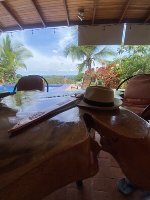 Alberca al aire libre 