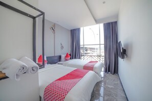 Standard-Zweibettzimmer | Kostenloses WLAN, Bettwäsche