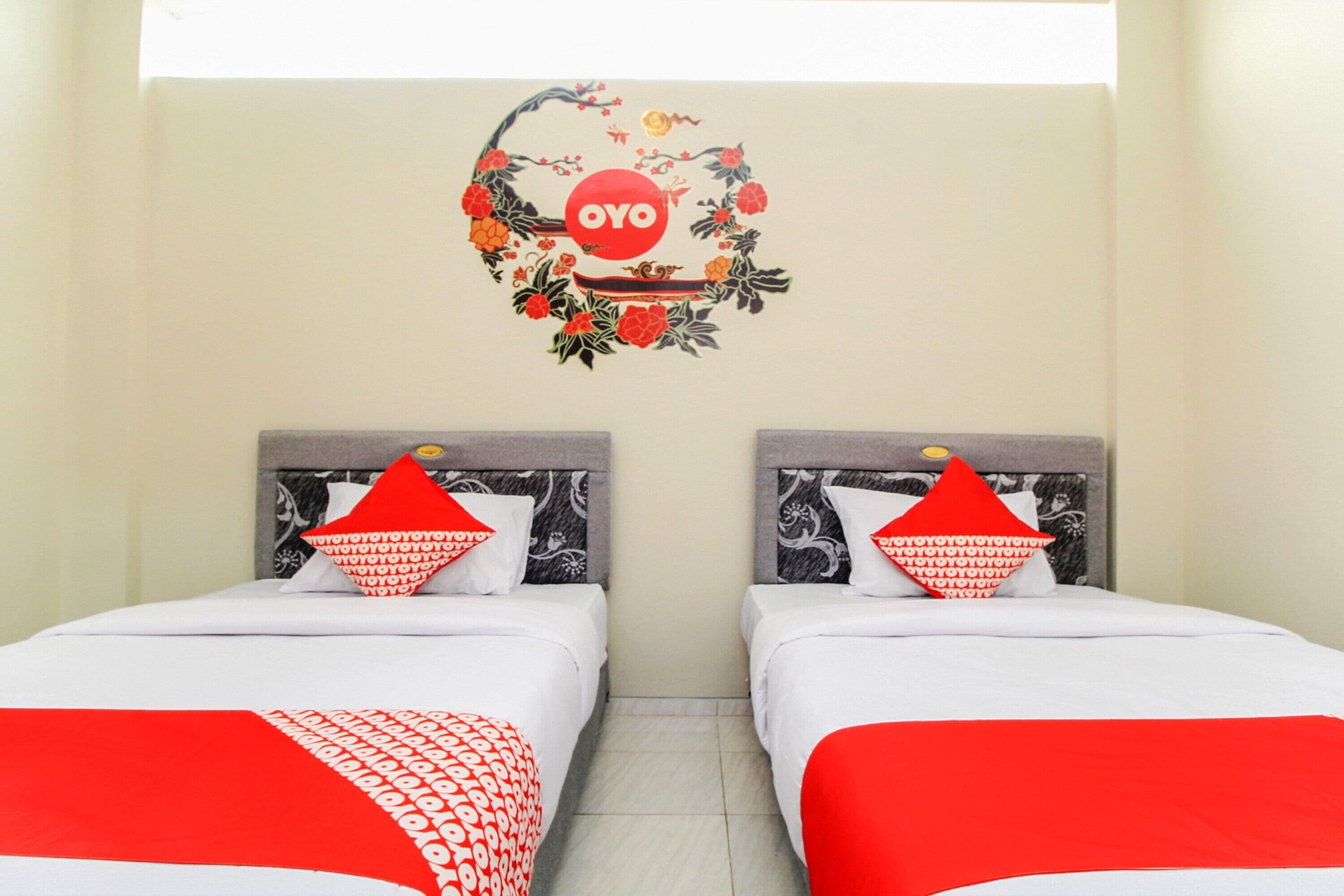 Kamar Twin Standar | Wi-Fi gratis dan seprai linen