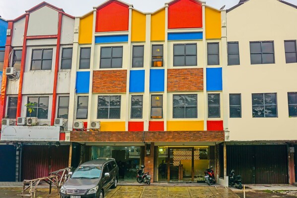 Fassade der Unterkunft