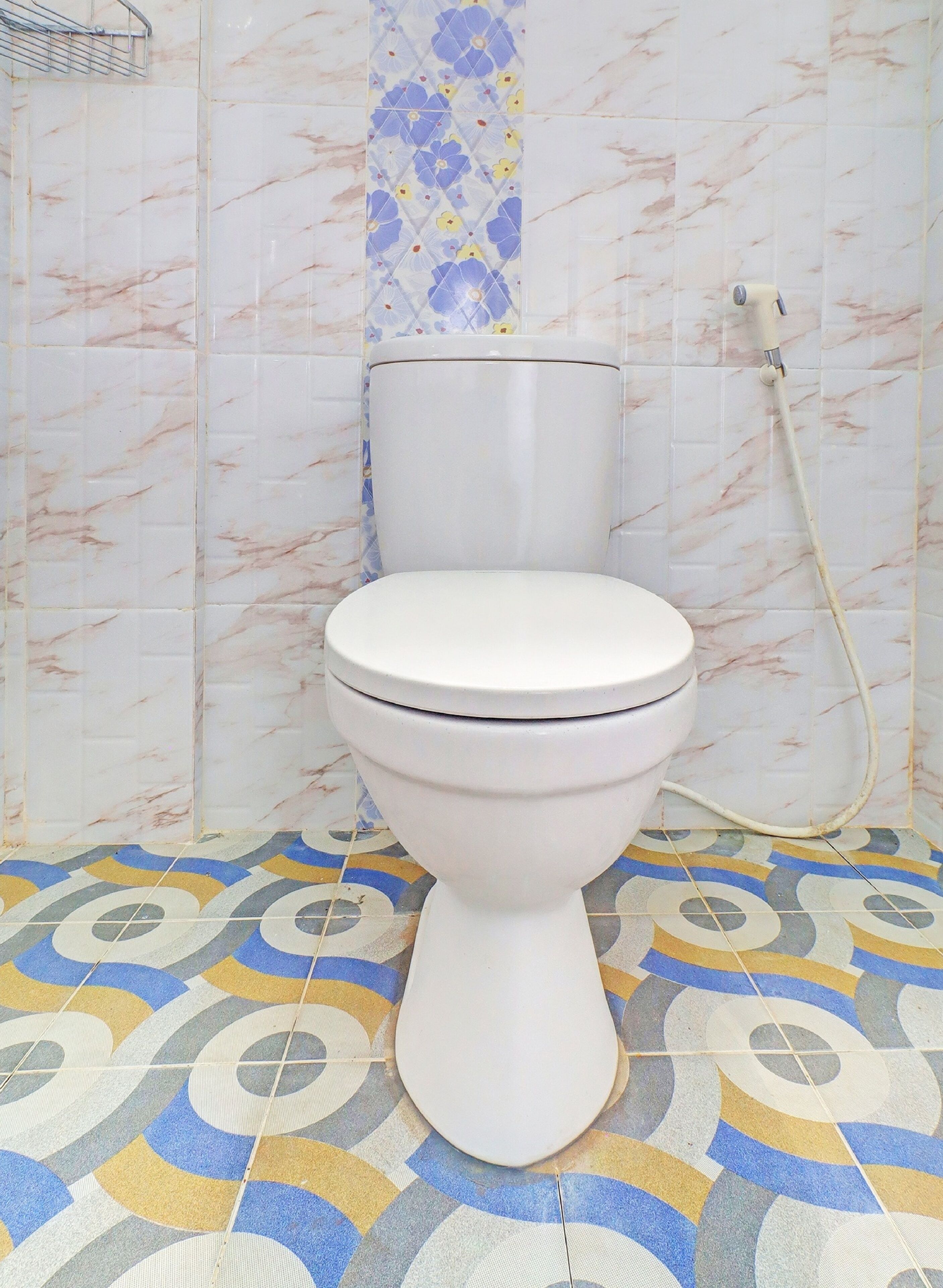 deluxe double room | bathroom | shower, bidet, toilet paper