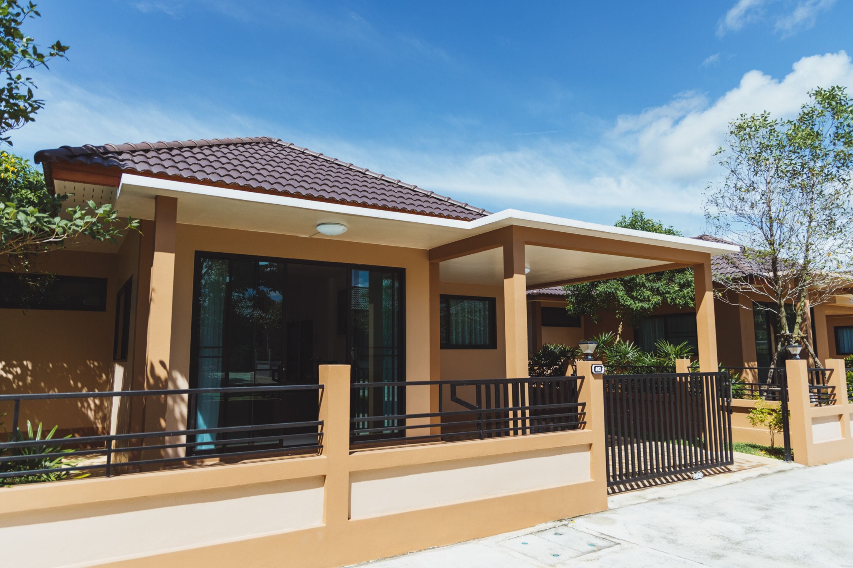 Overnatningsstedets facade