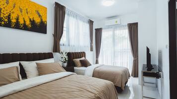 Deluxe-hus - 1 soveværelse | Premium-sengetøj, dundyner, senge med madrasser af memory foam