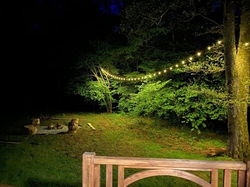 Mobil-home Boho dans la forêt des contes de fées