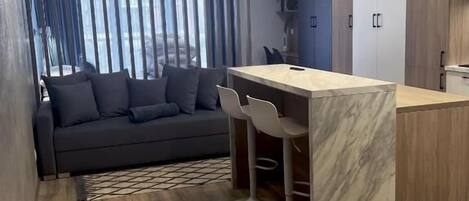 Apartment | 1 bedroom, desk, laptop workspace, iron/ironing board