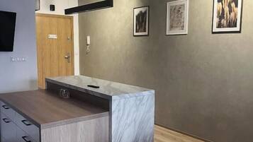 Apartment | 1 bedroom, desk, laptop workspace, iron/ironing board