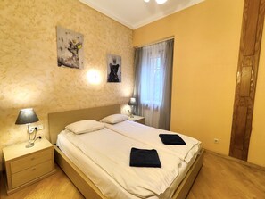 1 bedroom, iron/ironing board, free WiFi, bed sheets