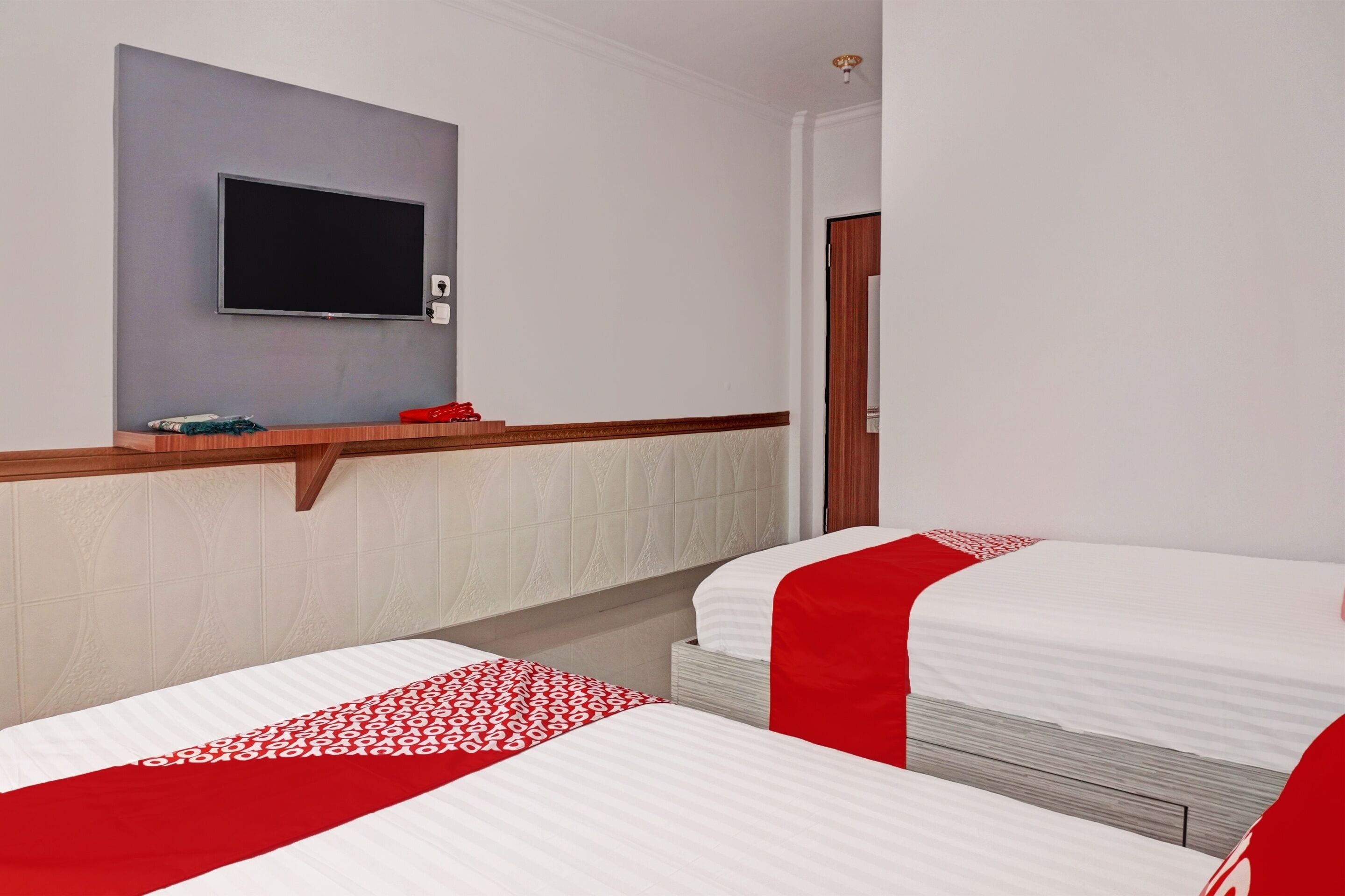 標準雙床房 | 書桌、筆電工作空間、免費無線上網、床單