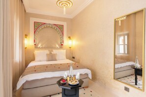 Superior Double Room | In-room safe, free WiFi, bed sheets - Riad Celema & Spa (Marrakech)